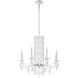 Siena 8 Light 30 inch Polished Stainless Steel Chandelier Ceiling Light in Heritage