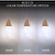 Beyond Martini LED 5.5 inch Aged Brass Multi-Light Pendant Ceiling Light in Optic Haze, Linear Canopy