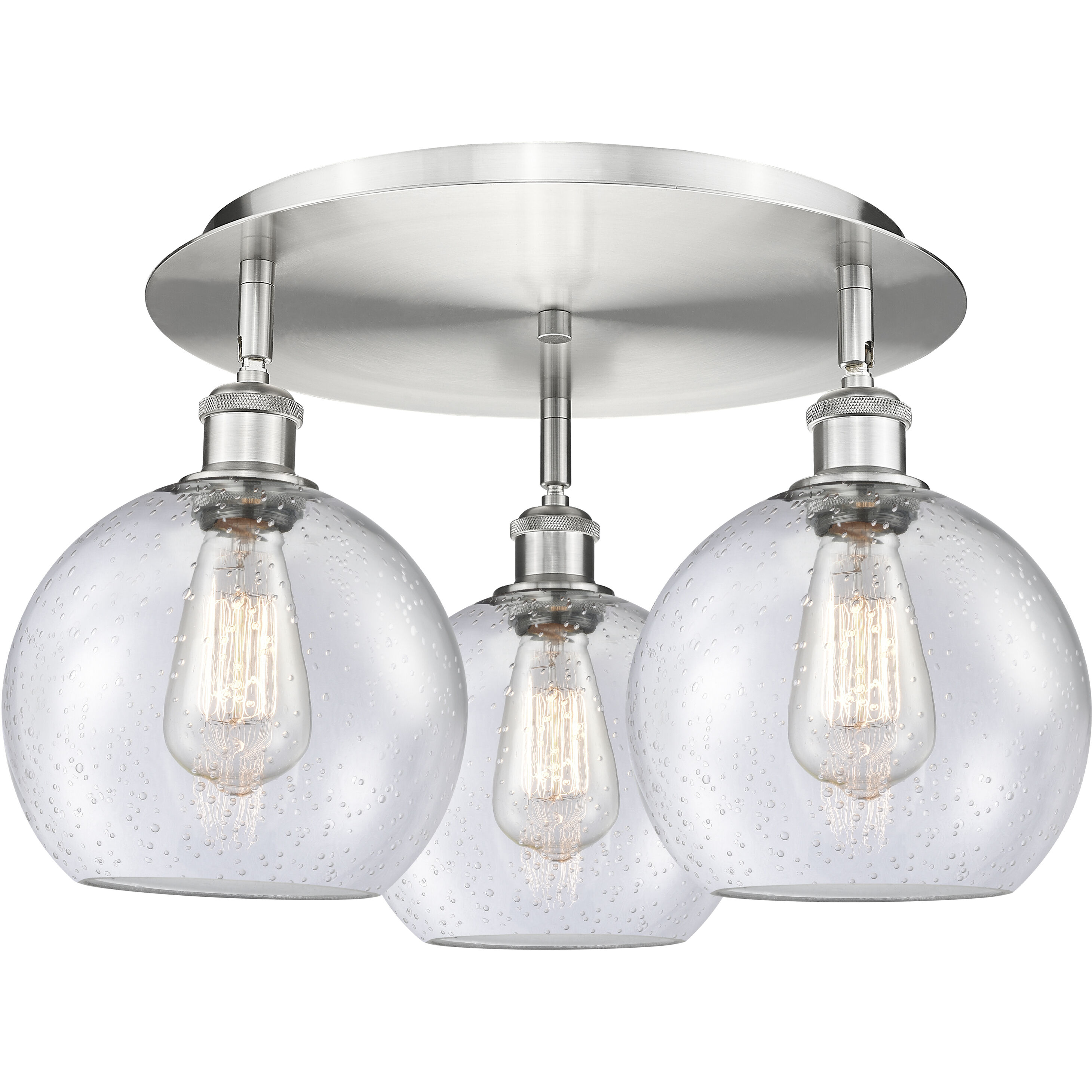 Athens 3 Light 19.75 inch Flush Mount