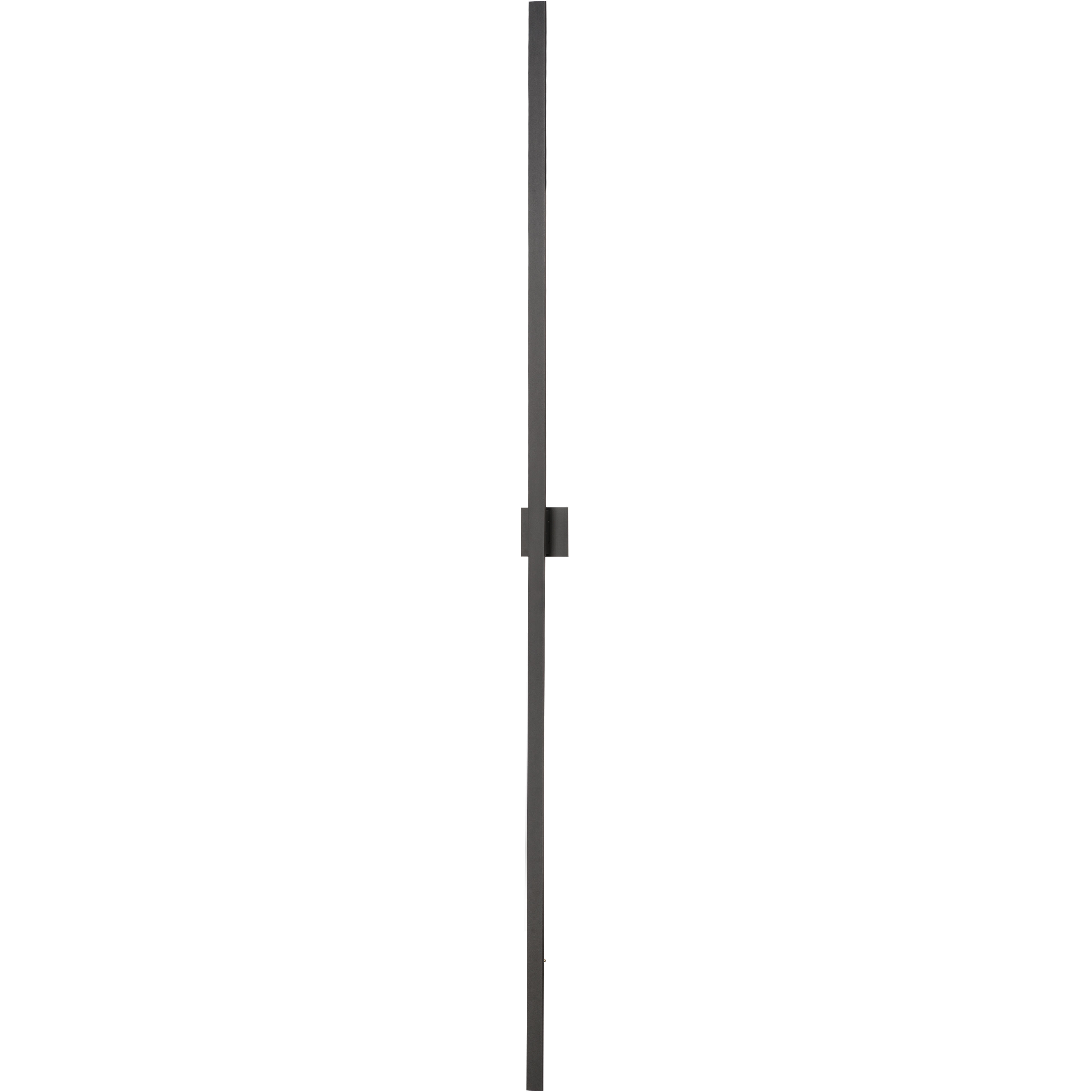 Alumilux Line LED 96 inch Black Outdoor Wall Sconce 