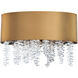Signature Soleil LED 4 inch Aged Brass ADA Wall Sconce Wall Light, Schonbek Signature