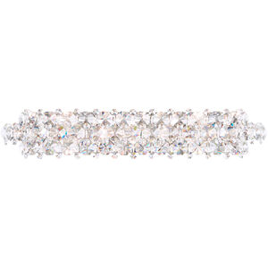 Baronet 7 Light 7 inch Polished Stainless Steel Wall Sconce Wall Light in Swarovski