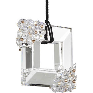 Forever Eva LED 3.75 inch Polished Chrome Pendant Ceiling Light in Black Rope, Black Rope