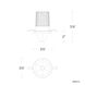 Beyond Arles Integrated LED Polished Chrome Recessed Light, New Construction or Remodel