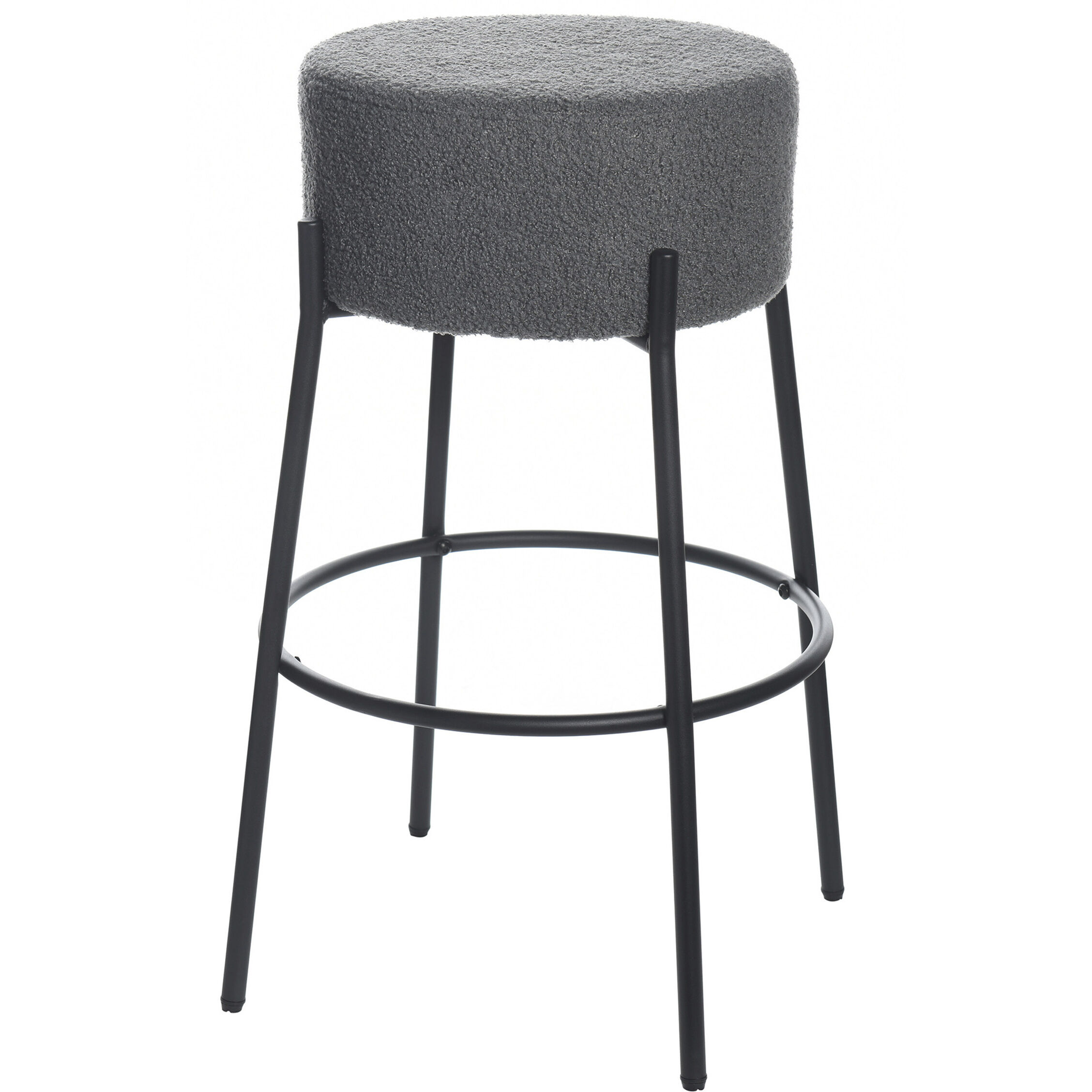 Soloist 29 inch Black and Slate Gray Bar Stool