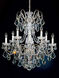 New Orleans 10 Light 28 inch Antique Silver Chandelier Ceiling Light in Heritage