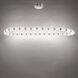 Forever Seduction LED 25.5 inch Polished Nickel Pendant Ceiling Light, Oval