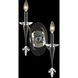 Signature Waverly 2 Light 12 inch Antique Silver Wall Sconce Wall Light
