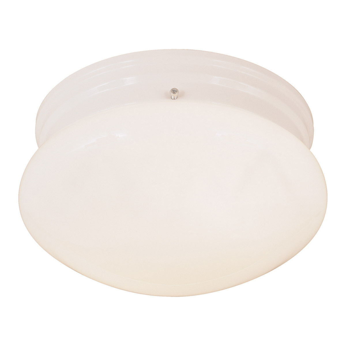 Signature 1 Light 7.5 inch White Flush Mount Ceiling Light