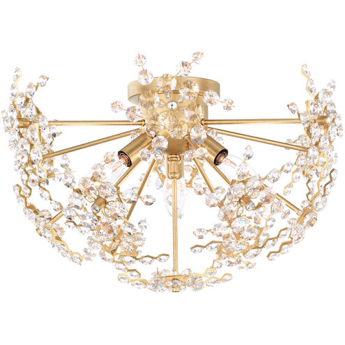 Esteracae 3 Light 18 inch Heirloom Gold Close to Ceiling Ceiling Light