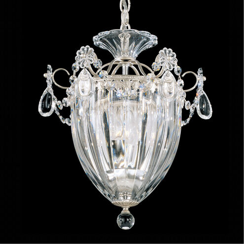 Bagatelle 3 Light 11 inch Antique Silver Pendant Ceiling Light in Heritage