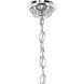 Century 8 Light 24 inch Polished Silver Chandelier Ceiling Light