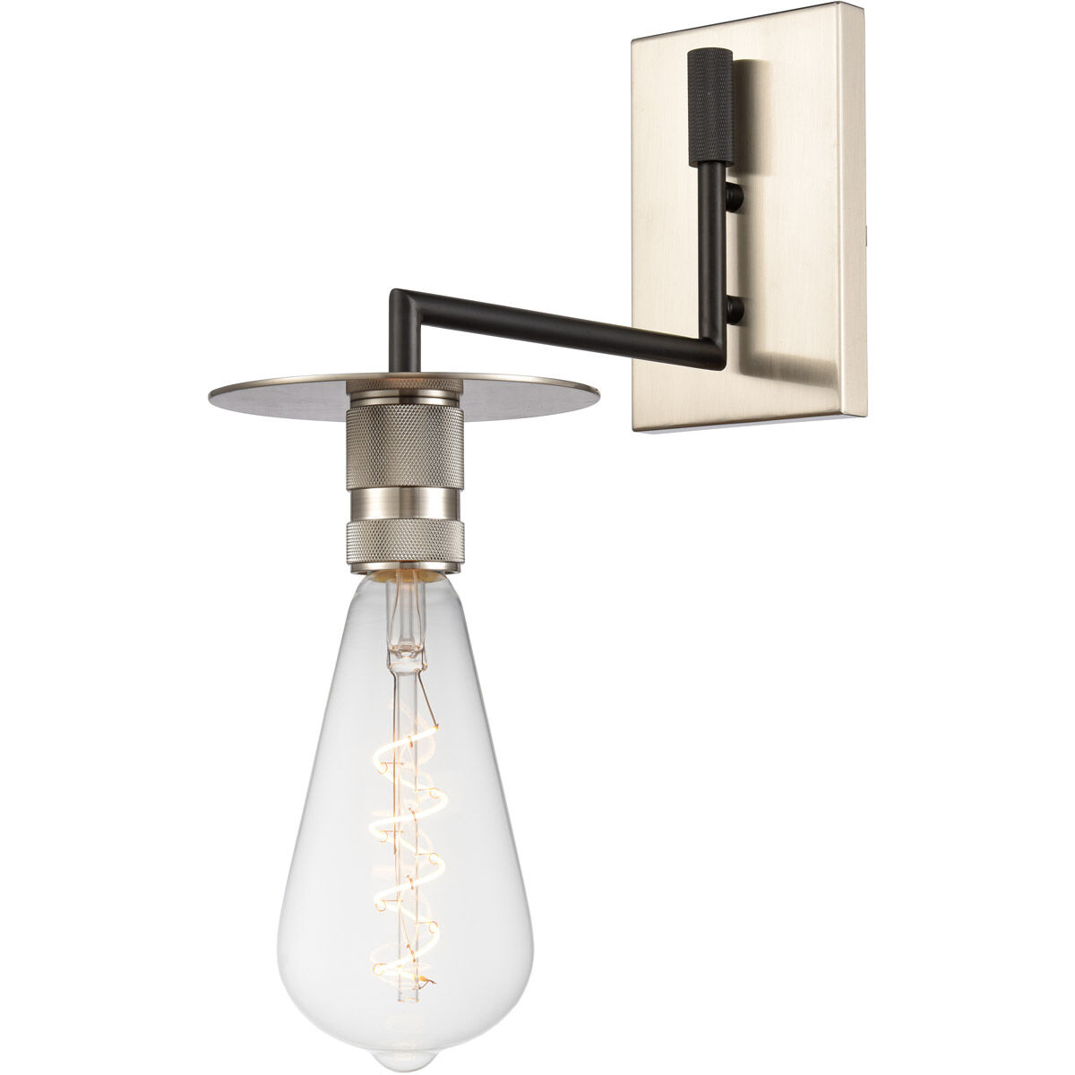 Restoration Aurora LED 5.88 inch Brushed Satin Nickel Sconce Wall Light