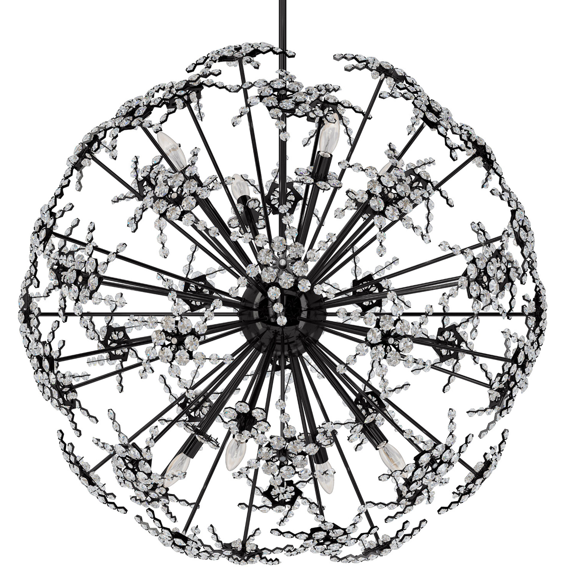 Schonbek DN1036N-306R Esteracae 8 Light White Luster Pendant Ceiling Light  in Radiance