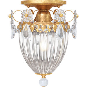 Bagatelle 1 Light 8 inch Etruscan Gold Semi-Flush Mount Ceiling Light in Bagatelle Spectra
