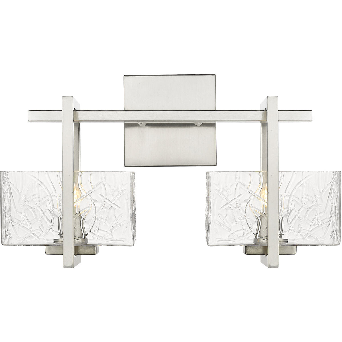 Striate 2 Light 15.00 inch Bathroom Vanity Light