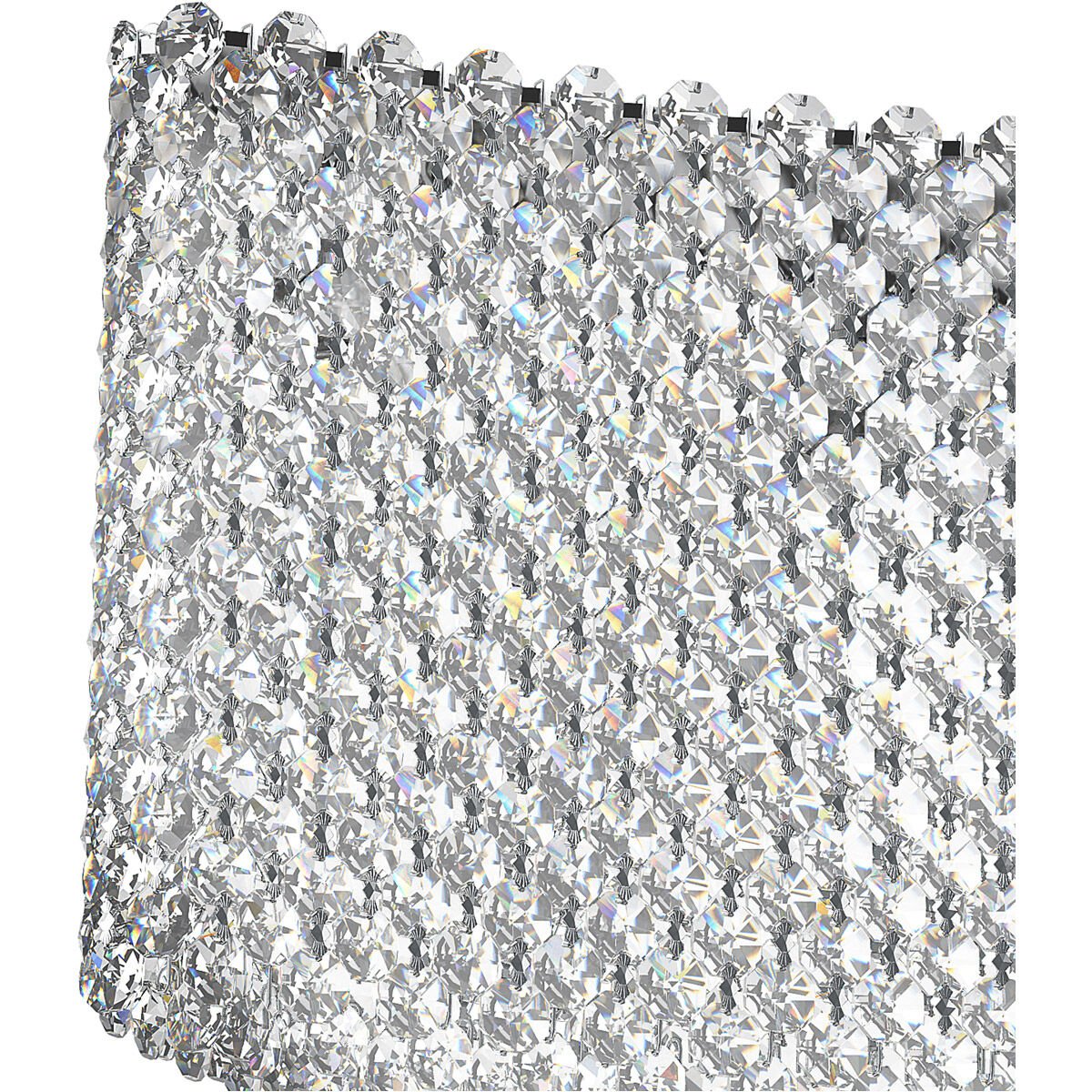 Refrax 13 Light 32 inch Stainless Steel Linear Pendant Ceiling Light in Swarovski
