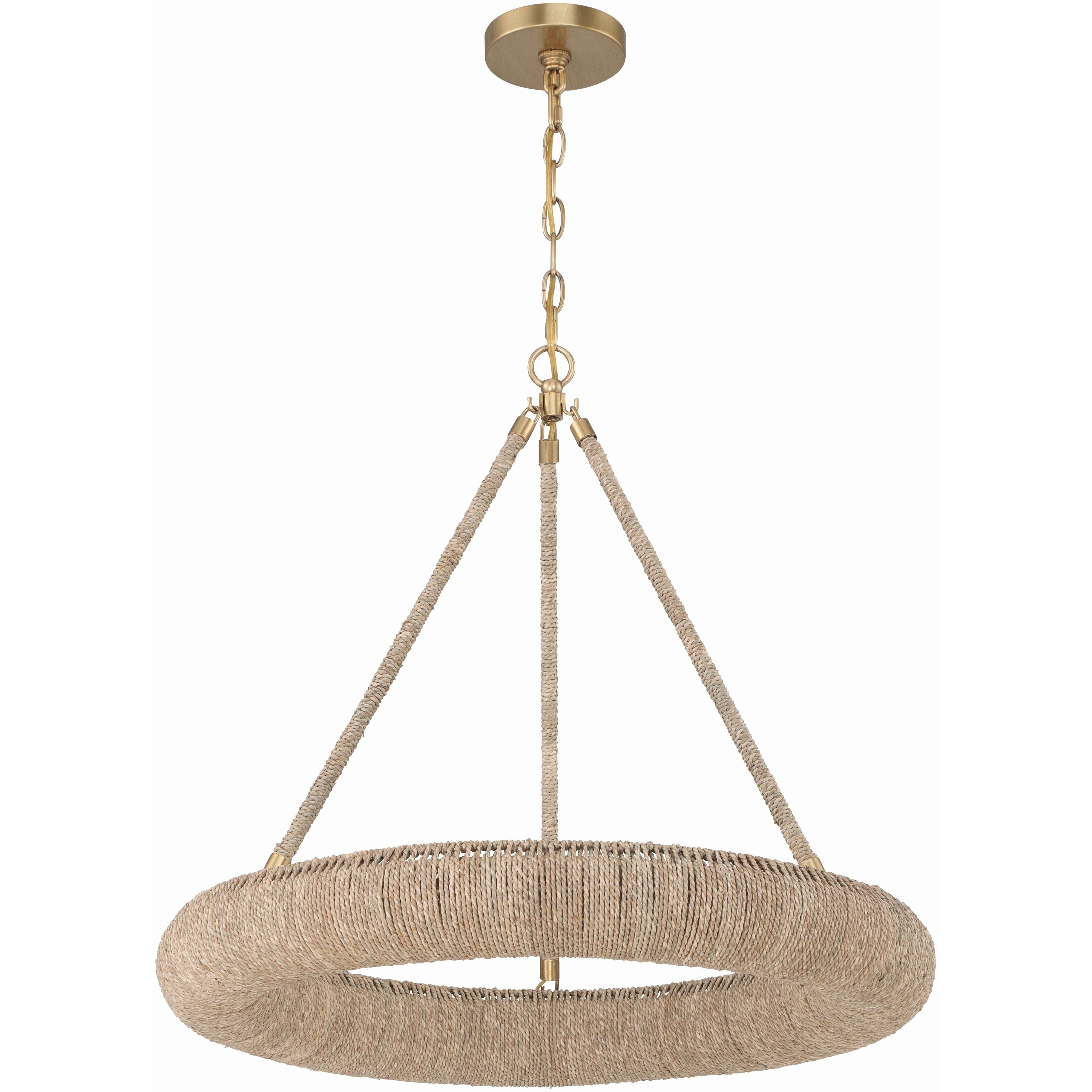 Oakley 1 Light 24 inch Soft Gold Chandelier Ceiling Light