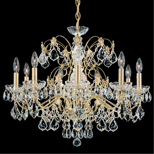 Century 9 Light Etruscan Gold Chandelier Ceiling Light