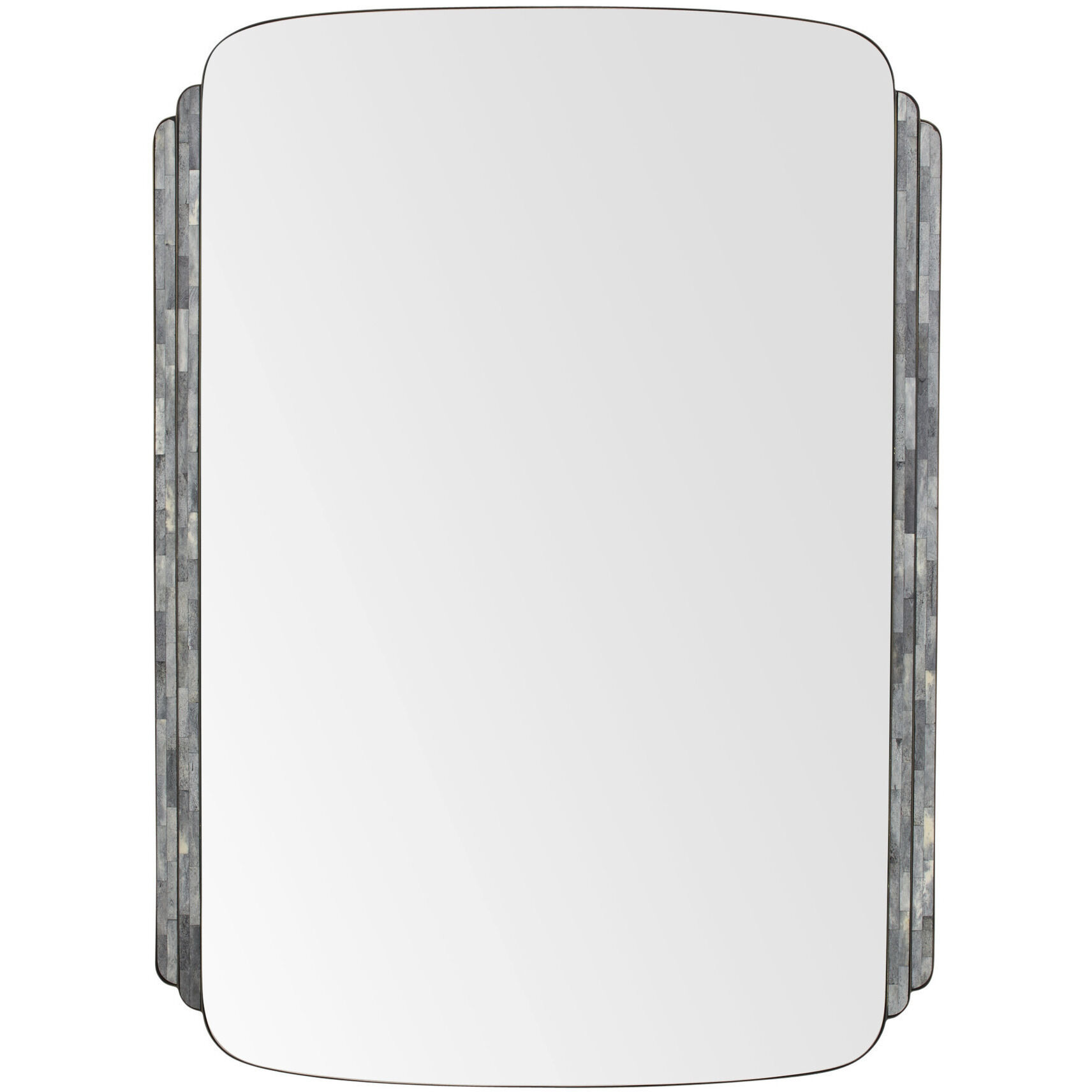 Iyla 45 X 33.5 inch Gray and Bronze Mirror