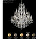 Bordeaux 25 Light Heirloom Bronze Chandelier Ceiling Light in Heritage