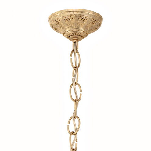 Milano 6 Light 24 inch French Gold Chandelier Ceiling Light in Cast French Gold, Milano Spectra
