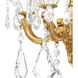 La Scala 2 Light 6.5 inch Heirloom Gold Wall Sconce Wall Light in Heirloom Gold Cast