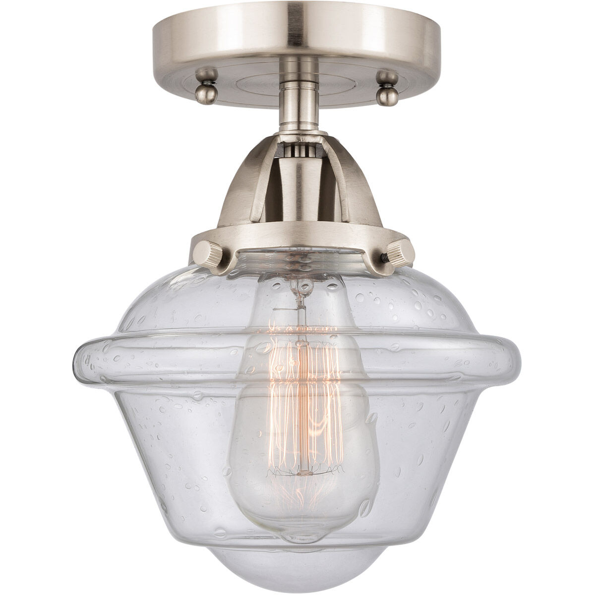 Nouveau 2 Small Oxford 1 Light 7.50 inch Semi-Flush Mount