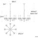 San Marco 8 Light 32.3 inch Antique Silver Chandelier Ceiling Light, Schonbek Signature