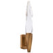 Kindjal LED 4 inch Aged Brass ADA Wall Sconce Wall Light, Beyond