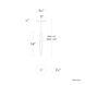 Beyond Kindjal LED 5.9 inch Polished Nickel Mini Pendant Ceiling Light, Beyond