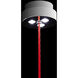 Forever Serenity LED 3.6 inch Polished Chrome Pendant Ceiling Light in Red Rope, Red Rope