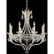 Signature Adley 8 Light 30 inch Heirloom Silver Chandelier Ceiling Light in Heritage