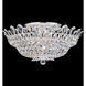 Trilliane 10 Light Silver Semi-Flush Mount Ceiling Light in Heritage