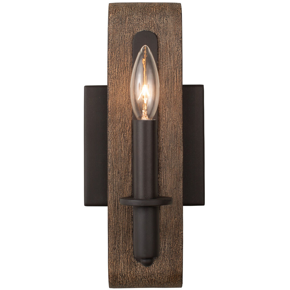 Duluth 1 Light 5 inch Satin Bronze Bath Vanity Light Wall Light
