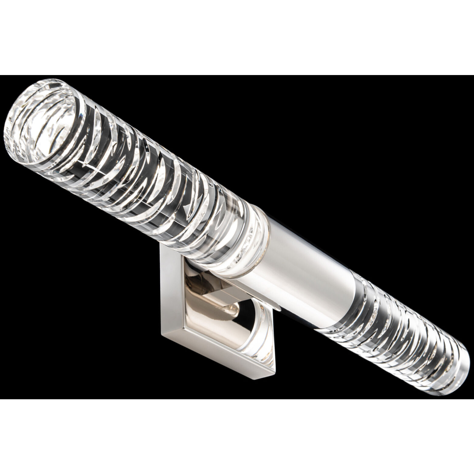 Cru LED 22 inch Polished Nickel Bath Vanity & Wall Light, Beyond