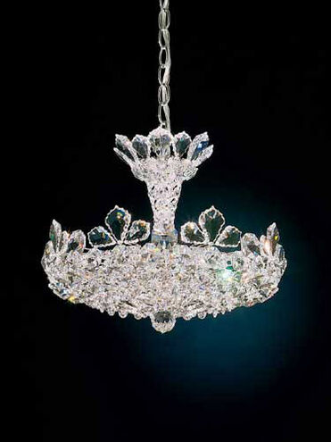 Trilliane 6 Light Silver Chandelier Ceiling Light in Radiance