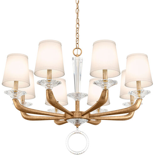 Emilea 8 Light 33 inch White Chandelier Ceiling Light in White Cast