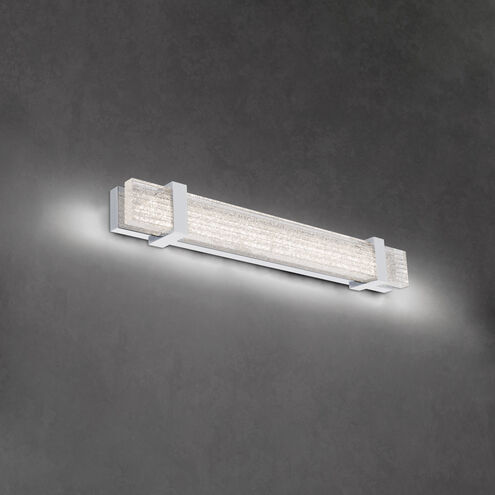 Verandah LED 27 inch Chrome Bath Vanity & Wall Light in Polished Chrome, Beyond