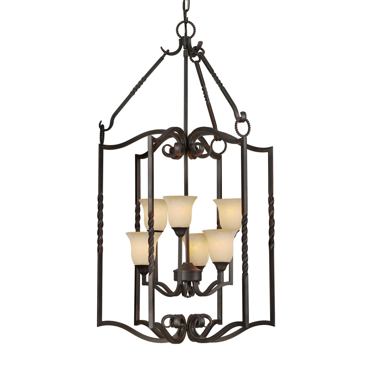 Signature 6 Light 20 inch Bordeaux Foyer Pendant Ceiling Light