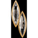 Signature Marchesa LED 4.63 inch Aged Brass Wall Sconce Wall Light