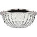Signature Genoa LED 12 inch Polished Chrome Flush Mount Ceiling Light, Schonbek Signature