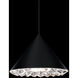 Beyond Primrose LED 8 inch Black Pendant Ceiling Light, Beyond