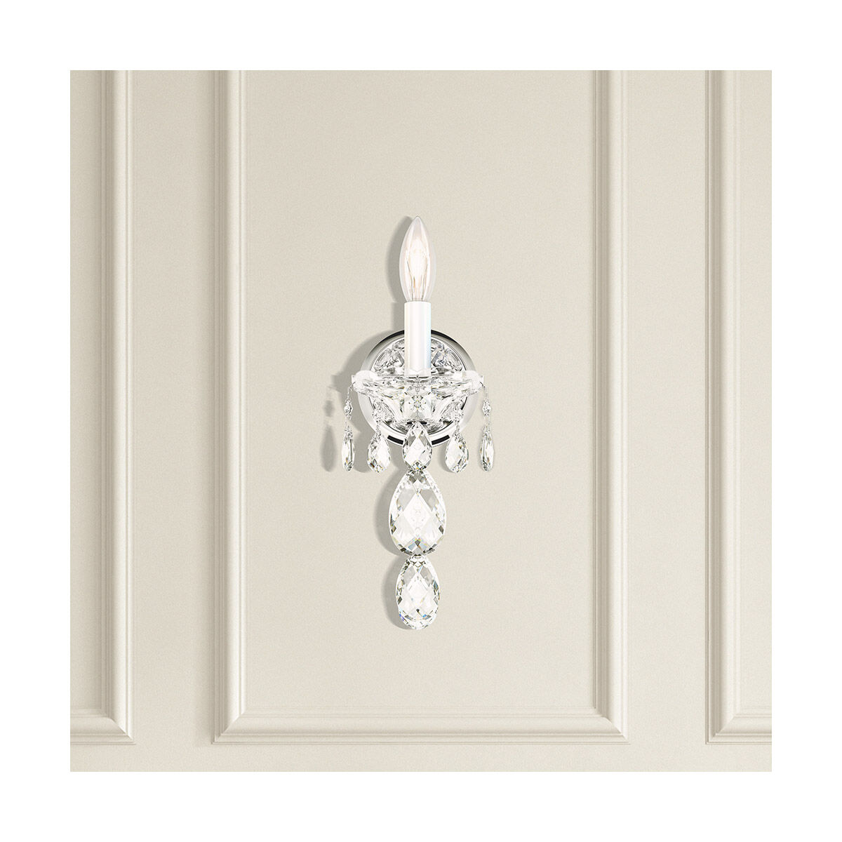 Sterling 1 Light 8 inch Aurelia Wall Sconce Wall Light in Swarovski