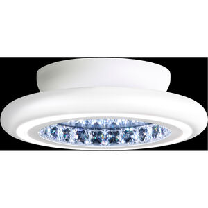 Infinite Aura LED 15 inch White Semi-Flush Mount Ceiling Light