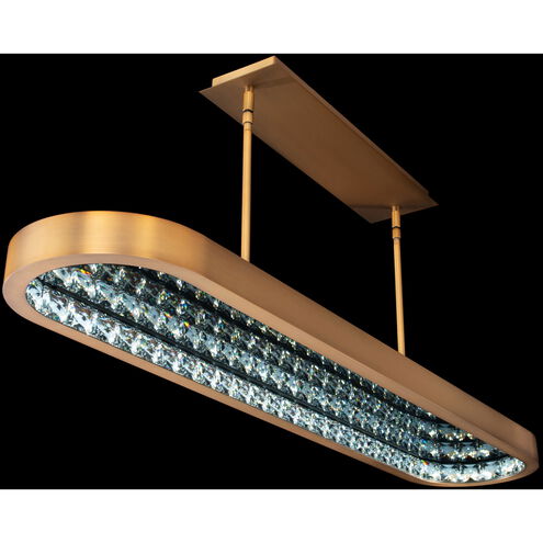 Marquis LED 47 inch Aged Brass Linear Pendant Ceiling Light, Beyond