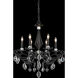 Signature Persephone 6 Light 24.5 inch Antique Silver Chandelier Ceiling Light