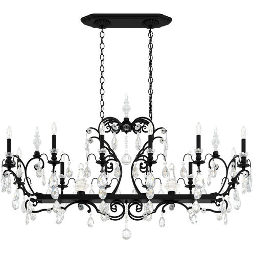 Renaissance 14 Light 56 inch Black Chandelier Ceiling Light