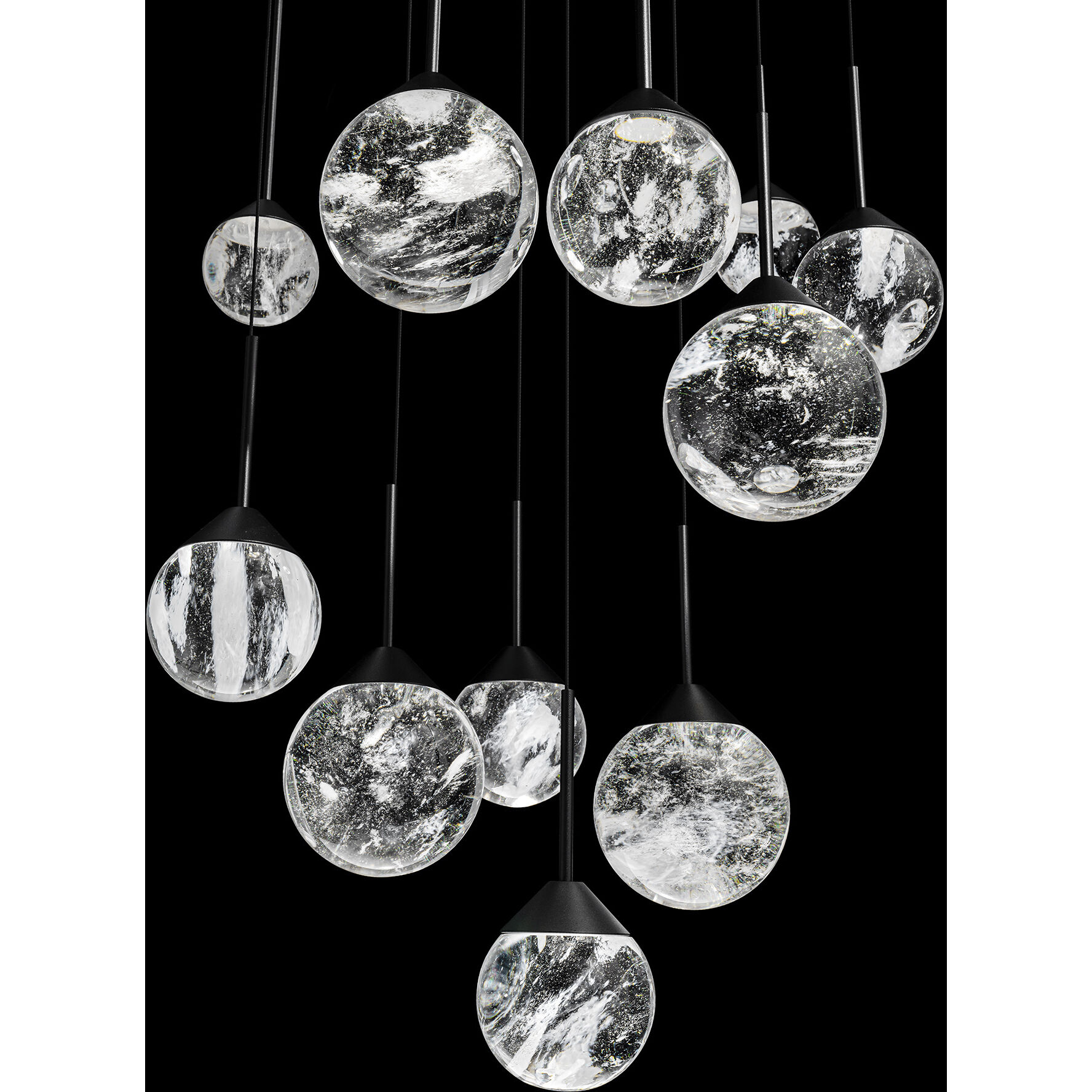 Beyond Quest LED 20 inch Aged Brass Multi-Light Pendant Ceiling Light, Square Canopy