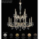 Signature Napoli 12 Light 32.1 inch Etruscan Gold Chandelier Ceiling Light, Schonbek Signature